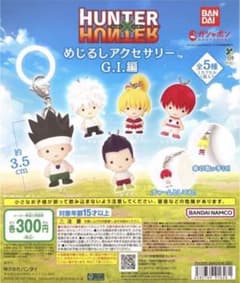 ハンターハンター めじるしアクセサリー グリードアイランド 全5種 コンプリートのサムネイル
