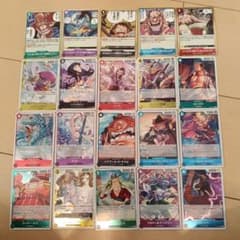 ワンピースカード 世界最強の戦士 R まとめ売り 20枚のサムネイル