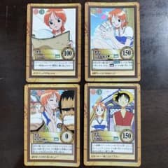 初期　旧　ワンピースカード　ルフィ　ナミ　ドラゴン　4枚セット ONE PIECE カードダス ハイパーバトル 初期ナミ4種セット - メルカリ