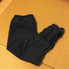 すそくしゅくしゅレギンス デニムのサムネイル