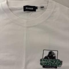XLARGE ゴリラロゴ Tシャツ ホワイト Lサイズのサムネイル