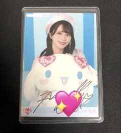 イコラブ 生写真 シナモロールコラボ2025 シナモン 佐々木舞香 直筆