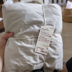 無印良品　ボックスシーツ　ベッドマットレス用　シングルのサムネイル