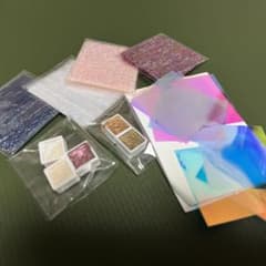 ネイルパーツ　オーロラシート　水彩パレットのサムネイル