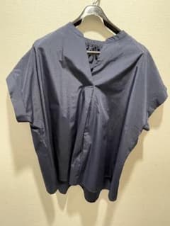 AMERICAN HOLIC ネイビー 半袖ブラウス Lのサムネイル
