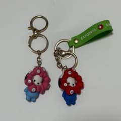 サンリオ ポチャッコ ミャクミャク キーホルダー - メルカリ