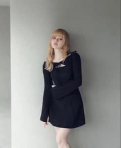 andmary lamia knit set mini dressのサムネイル