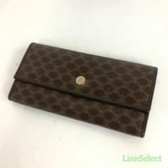 CELINE セリーヌ 長財布 財布 マカダム トリオンフ ロゴ 金具 - メルカリ