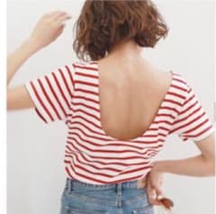 ボーダーバックオープンTeeのサムネイル