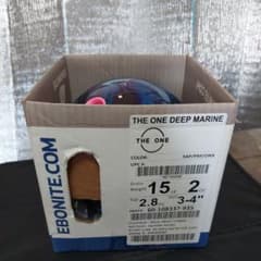 Ebonite THE ONE DEEP MARINE ボウリングボール15LBのサムネイル