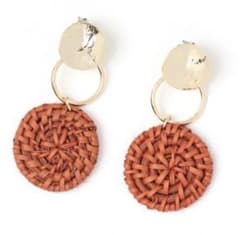 値下げ！ ピアス　オレンジのサムネイル