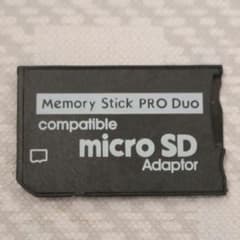 Memory Stick PRO Duo compatible micro SD