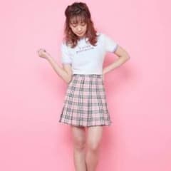 bubbles チェックプリーツスカートのサムネイル