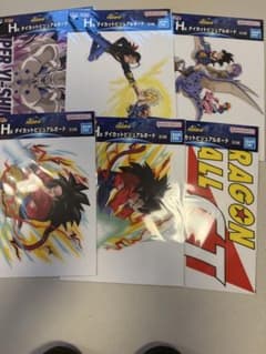 一番くじ ドラゴンボールGT H賞 ダイカットビジュアルボード 6種のサムネイル