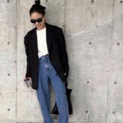 定価24,200円 MtoR ボクシージャケット 金子綾さん着用 黒 大きい