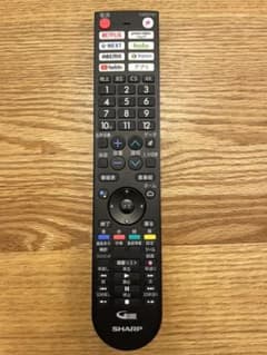 シャープ　有機EL及び液晶テレビ用高性能リモコンのサムネイル