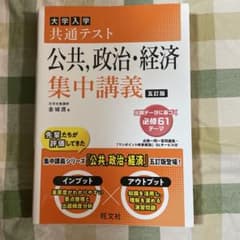 大学入学共通テスト公共,政治・経済集中講義のサムネイル