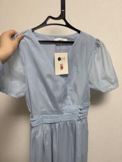 ドレス　水色　お呼ばれドレスのサムネイル