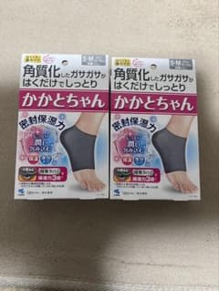 【新品】小林製薬　かかとちゃん S-Mグレー　2個セットのサムネイル