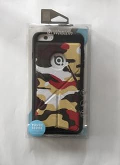 【新品】iPhoneケース 迷彩 カモフラ レッドのサムネイル