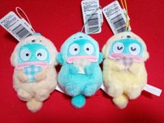 3種　サンリオ　ラテらっこ　マスコット　ハンギョドン　ぬいぐるみ