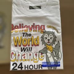 【新品】キンプリ　チャリTシャツ　2021　Lサイズ　ホワイト &クリアファイルのサムネイル