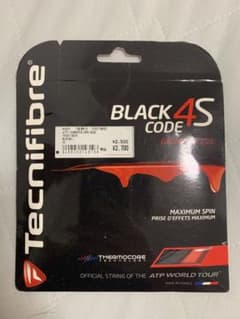 テクニファイバー　ブラック4Sコード　硬式テニスガットのサムネイル