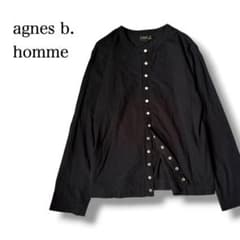 agnes b. homme】スナップボタン カーディガン ブラック 1 薄手 - メルカリ