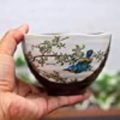 和座の蔵 おしゃれ 茶碗 食器 九谷焼 お茶漬け碗 かわせみ 陶器 お茶碗