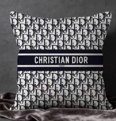k*様 新品未使用 Diorディオール クッションカバートロッター柄ネイビー タ 新品✨ Dior ノベルティ クッションカバー ネイビー - メルカリ