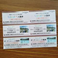 ひらかたパーク入園券　ザ・ブーン入場券　2名様のサムネイル