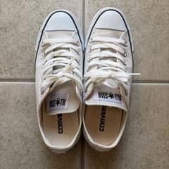CONVERSE コンバース　ローカットスニーカー ライトグレー　24.5のサムネイル