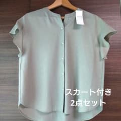anySiS スムージーポリエステル ブラウス スカート セットアップのサムネイル