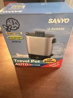 [新品未使用] SANYO トラベルポット U-AVA500 海外旅行用 SANYO トラベルポット U-AVA500 500ml - メルカリ