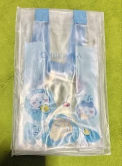 ちいかわ　マツキヨココカラ　クリアバック　ブルー　ちいかわ　ハチワレ　うさぎのサムネイル