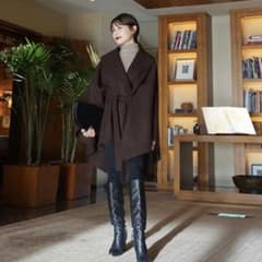 L'Or ロルlaubeblanc rregular hem Cape Coat L'Or ロルlaubeblanc rregular hem Cape Coat - メルカリ