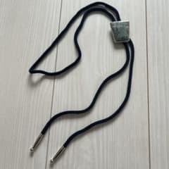 ループタイ ボロタイ ブルー シンプル 古着アクセ メンズ レディース