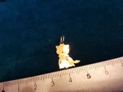 14k　ネコのネックレスヘッドのサムネイル