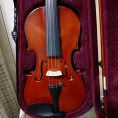 ♥最終特価♥J.S.バイオリン4/4♥整備済♥美品♥弓ケ―ス松脂ストラップ