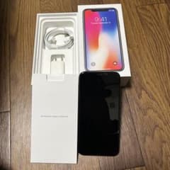 Apple iPhone X スペースグレー 本体 箱 純正ケーブル　アダプタ Apple iPhone X スペースグレー 本体 箱 純正ケーブル アダプタ - メルカリ