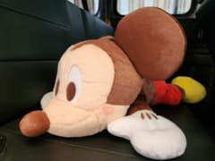 ミッキーマウス 赤いほっぺ 寝そべり LLぬいぐるみ ディズニー