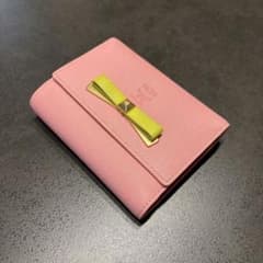 MCM 三つ折り財布 ピンク リボンのサムネイル