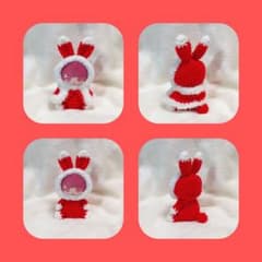 はちみつレモン様専用／おまんじゅうにぎにぎマスコット 着ぐるみ お座りタイプ①のサムネイル