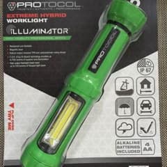 PROTOCOL 完全防水 LED ライト②グリーン キャンプ アウトドアのサムネイル