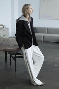 【極美品】ZARA ザラ　完売品コンビブレザーフード　ブラック　S m16856658004_1.jpg?1723471851