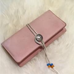 ケーシーズ コンチョ 財布 長財布 スエード ピンクのサムネイル