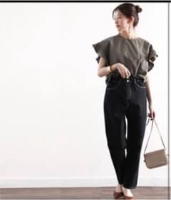 classicalelf ハイウエストギャザーテーパードパンツのサムネイル