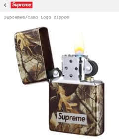 Supreme Camo Logo Zippo ライター 本体のサムネイル