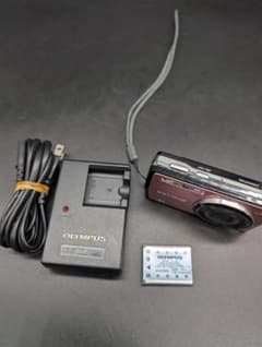 OLYMPUS μ-7000 ピンク デジカメ 動作確認済み - メルカリ