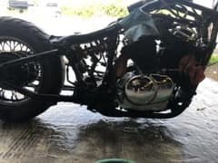 nc26ホンダスティード400社外ローダウンサス。のサムネイル